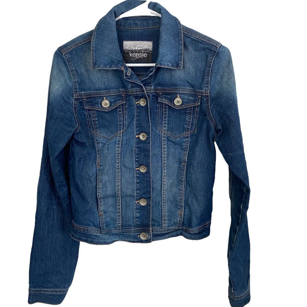 Kensie‎ Classic Jean Jacket Sz XS